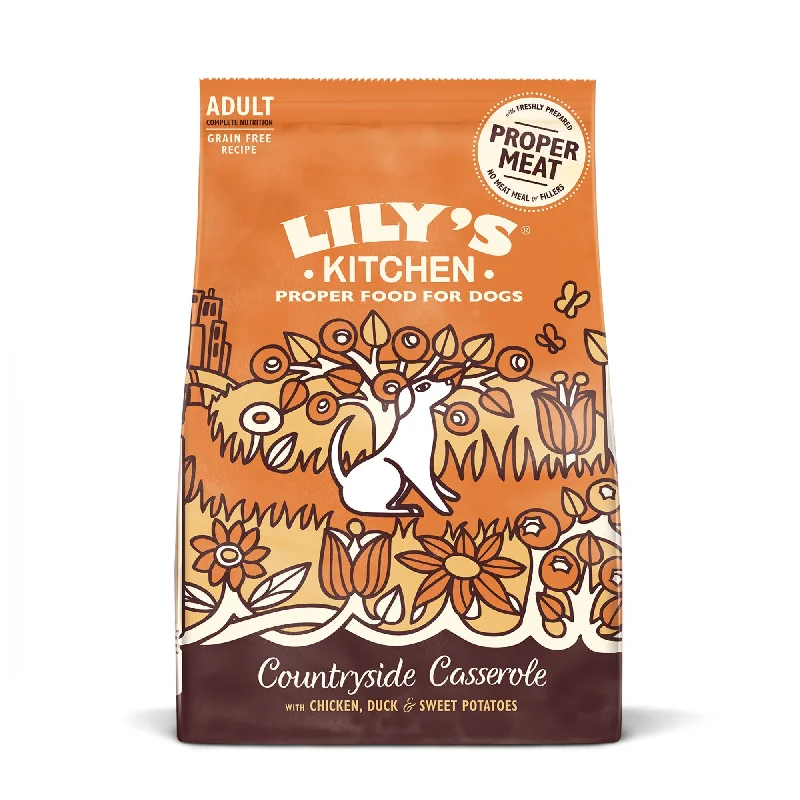 Lily's Kitchen Chicken and Duck Countryside Casserole Adult Dry Dog Food