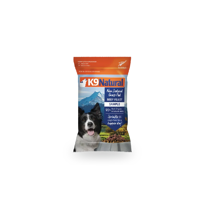 Beef Feast Freeze-Dried Dog Food Sample