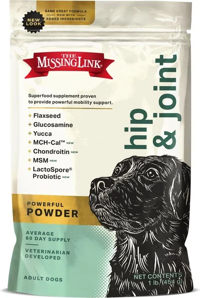 The Missing Link Hip & Joint Powder Supplement for Dogs