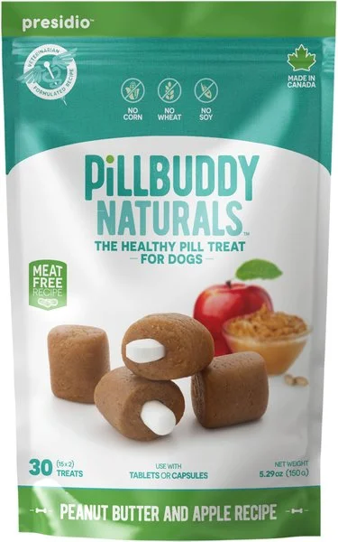 Complete Natural Nutrition Pill Buddy Naturals Peanut Butter & Apple Soft & Chewy Dog Treats