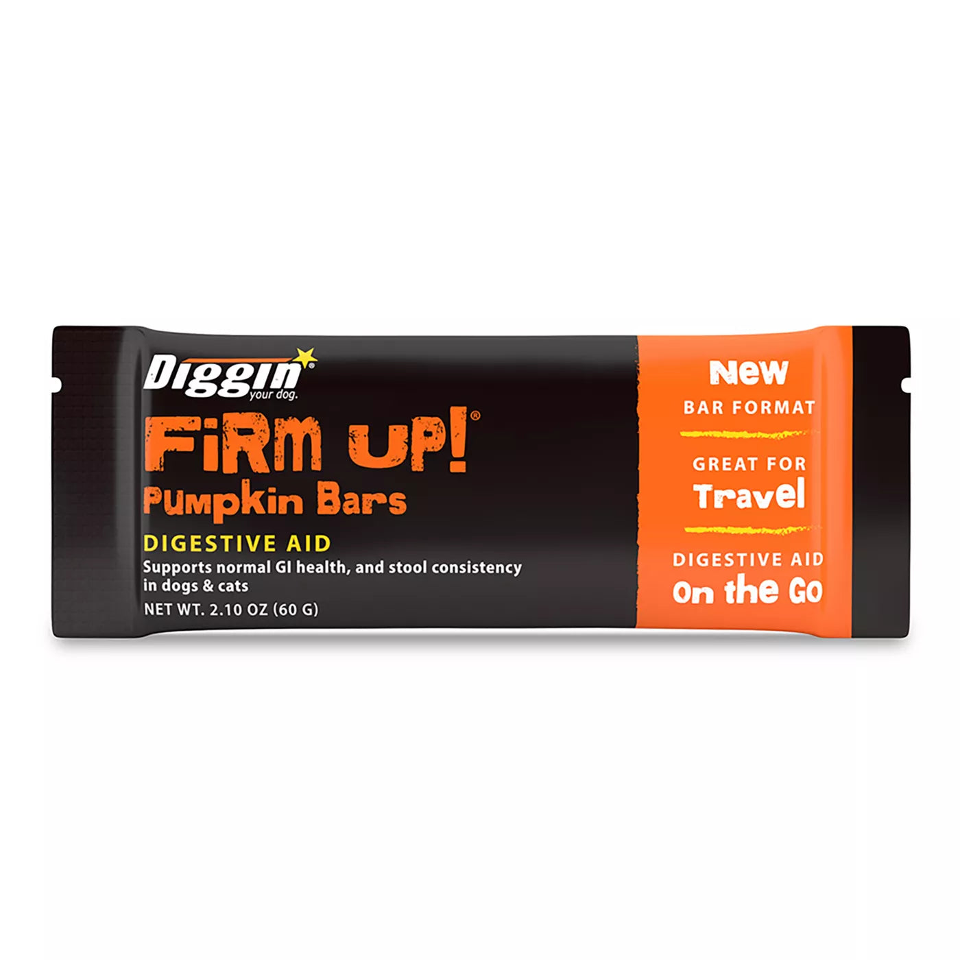 Diggin Your Dog Firm Up! Pumpkin Bars Digestive Aid Stool Consistency for Dogs and Cats