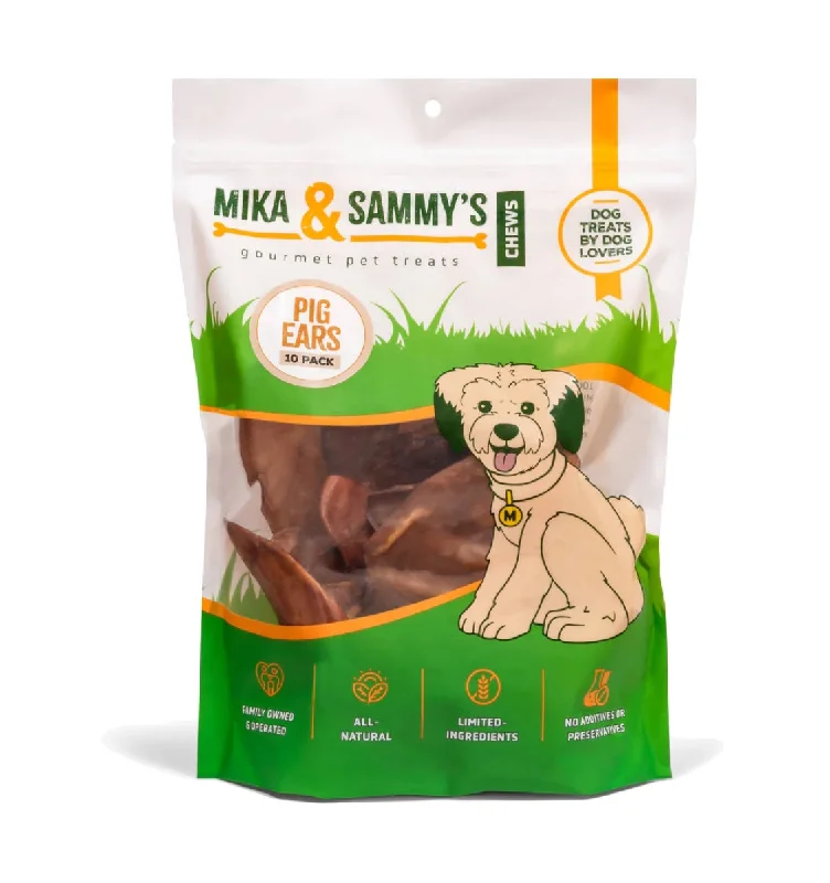 Mika & Sammy's Pig Ears (10 pack)