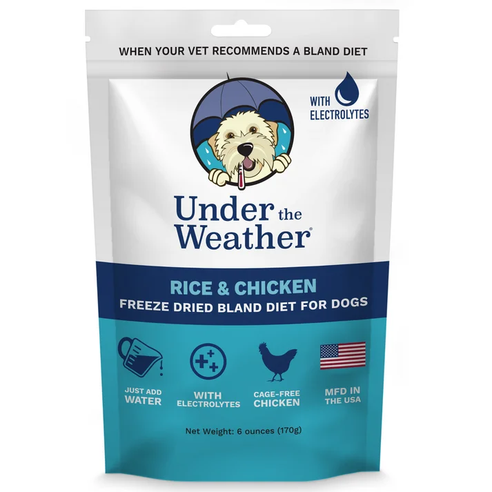 Under the Weather Chicken & Rice Freeze-Dried Bland Diet For Dogs