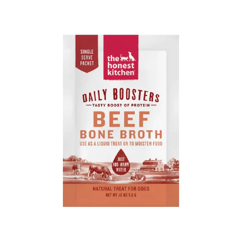 Honest Kitchen Daily Boosters Beef Bone Broth Single Servings