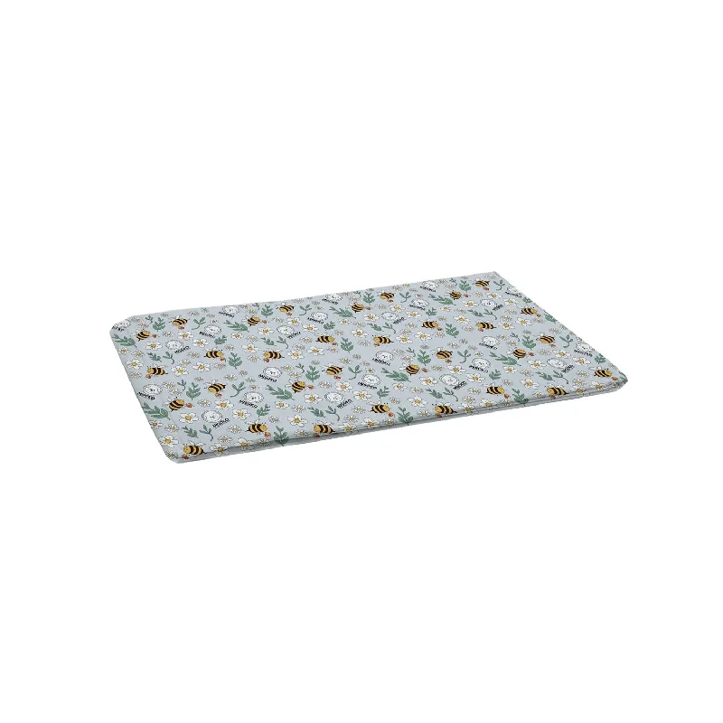 Misoko reusable pad for pets, with bees, blue colour, 1 pc.