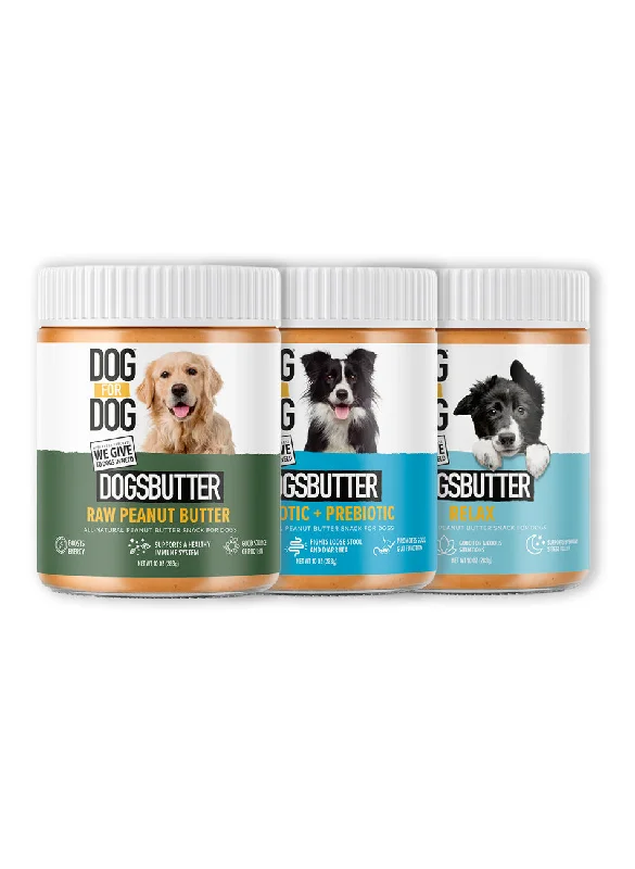 All-Natural DogsButter 3-Pack Bundle (10oz)