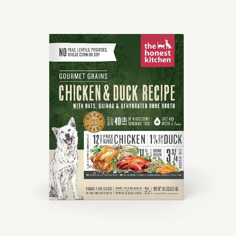 The Honest Kitchen Gourmet Grains Chicken & Duck Recipe Dehydrated Dog Food