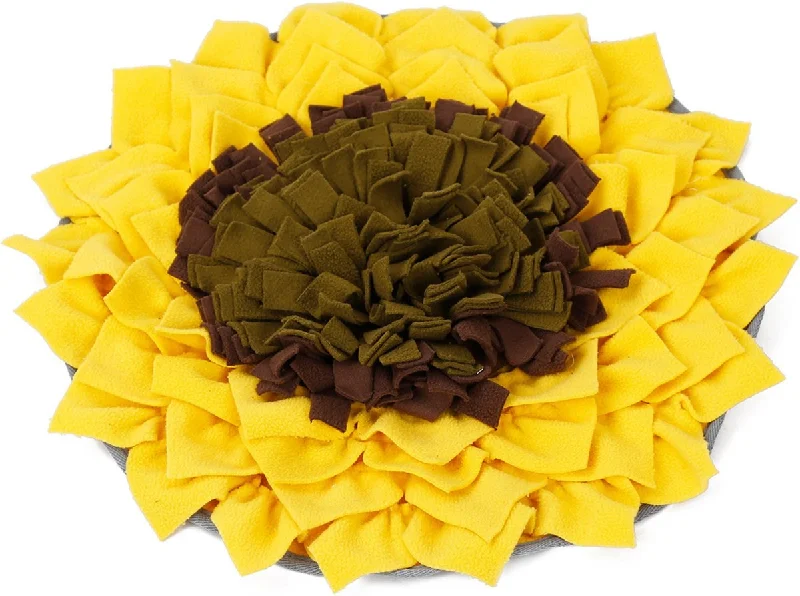 Injoya Sunflower Snuffle Mat for Dogs & Cats