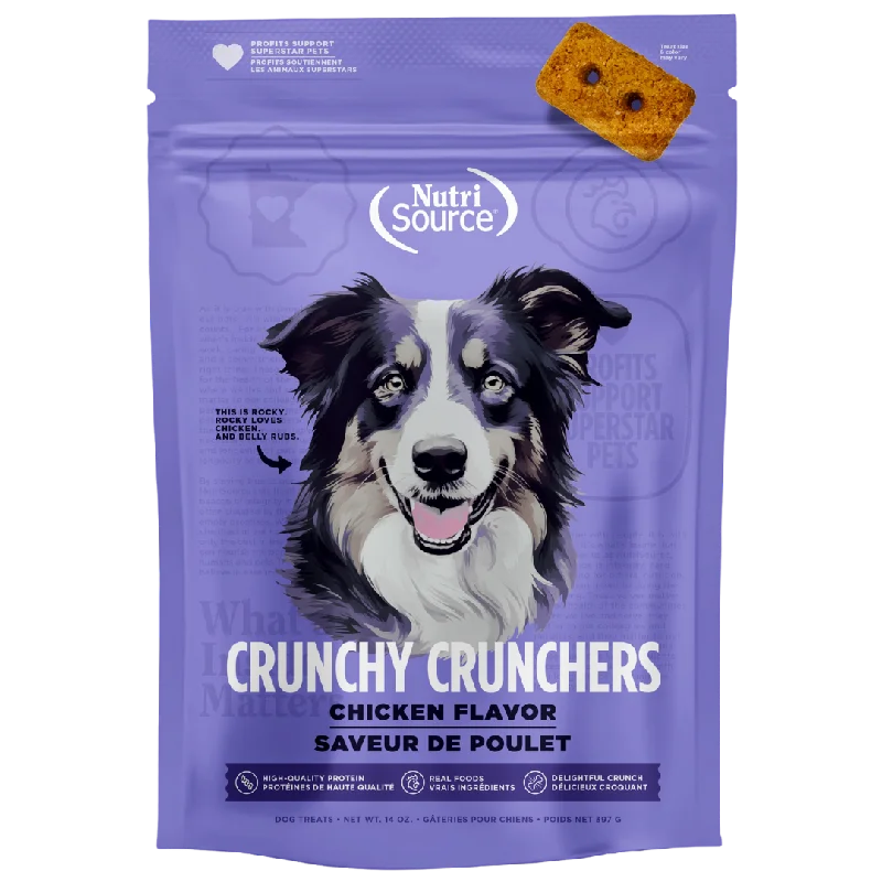 NutriSource Crunchy Crunchers Grain Free Chicken Dog Treats