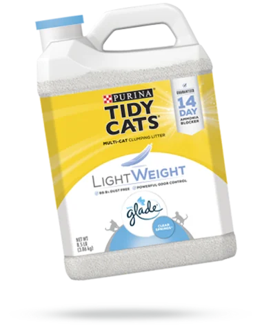 Tidy Cats Lightweight with Glade Clear Springs Cat Litter