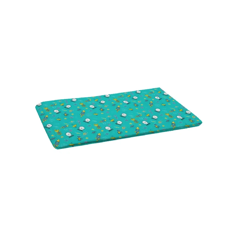 Misoko reusable pad for pets, with rockets, mint colour, 1 pc.