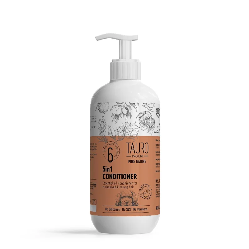 CLEARANCE Tauro Pro Line Nature 5in1 Moisturizing Dog & Cat Conditioner For Gentle Coat And Skin Care Deep Hydration With Essential Oils