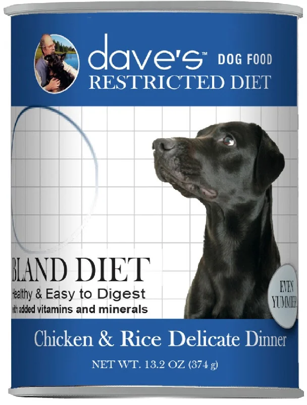 Dave's Pet Food Restricted Diet Bland – Chicken and Rice Canned Dog Food