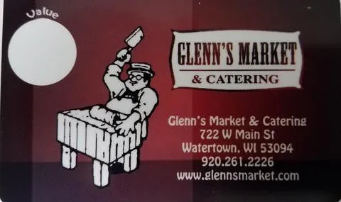 Gift Cards from Glenn's Market - Free Shipping