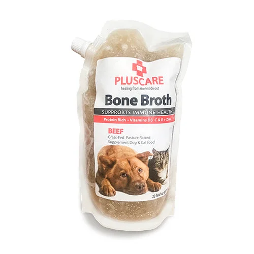 PlusCare Beef Bone Broth - 22oz