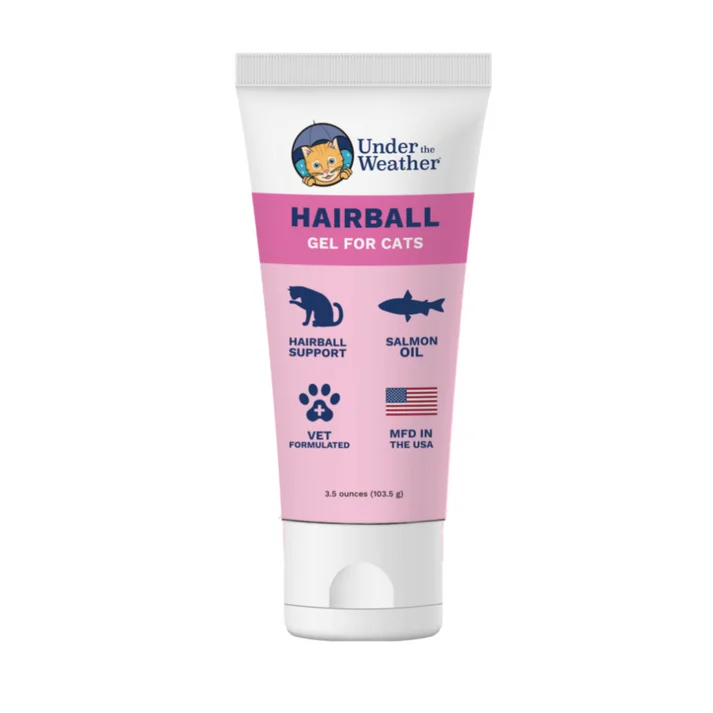 Under the Weather Hairball Support Gel Supplement for Cats