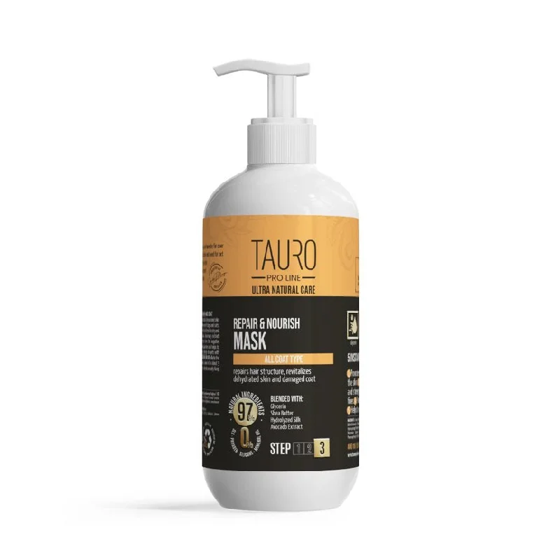 CLEARANCE Tauro Pro Line  Ultra Natural Repair & Nourish Dog & Cat Mask For All Coat Type To Repair And Revitalize Damaged Coat