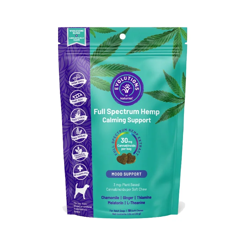 NaturVet Evolutions Calming Support Soft Chews (30ct)