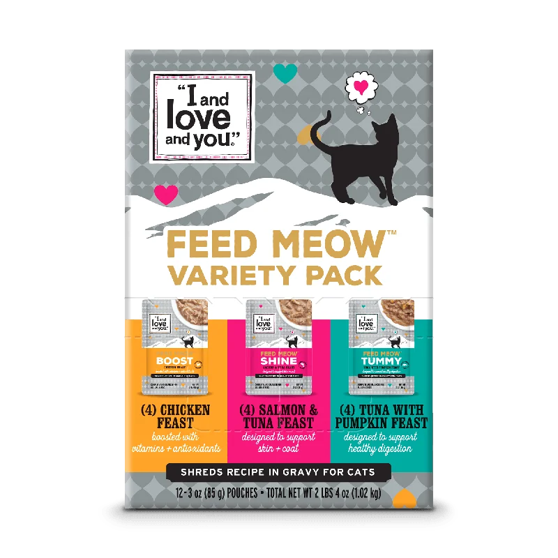 Feed Meow Variety Pack 3 OZ (12 PACK)