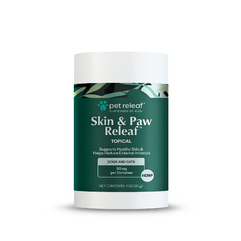 Pet Releaf Skin & Paw Releaf Topical for Dogs & Cats