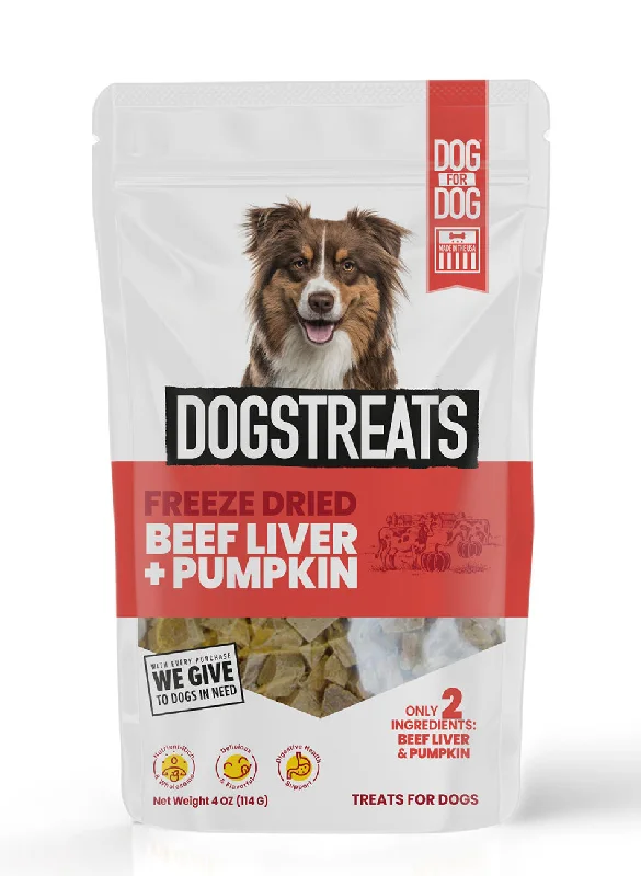 Beef Liver & Pumpkin Freeze Dried DogsTreats