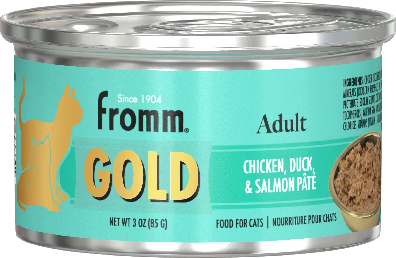 Fromm Chicken, Duck & Salmon Pate Wet Cat Food 3oz