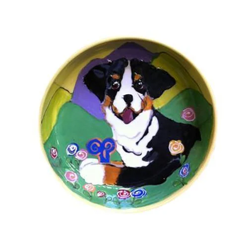 Bernese Mountain Dog 2 Dog Bowl