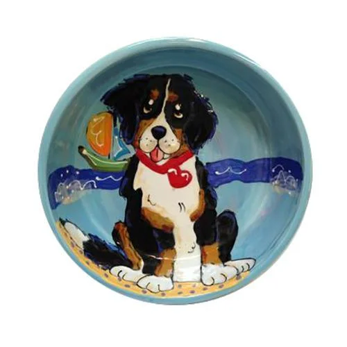 Bernese Mountain Dog 3 Dog Bowl