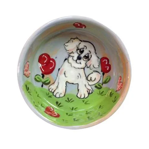 Bichon Frise 10 Dog Bowl