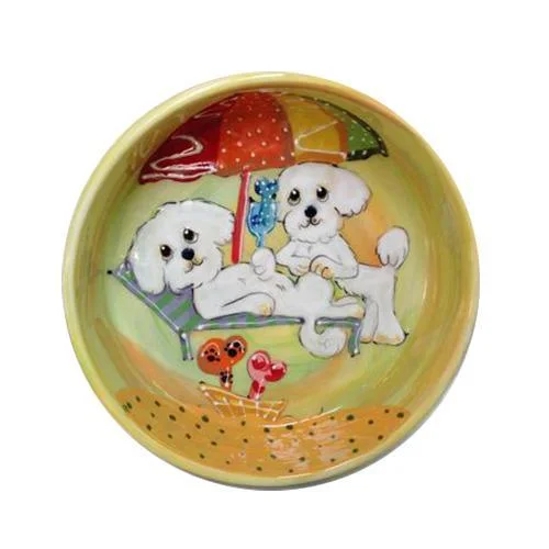 Bichon Frise 11 Dog Bowl