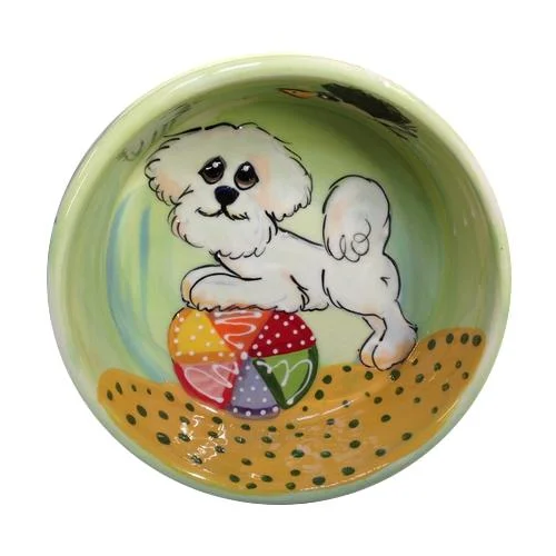 Bichon Frise 13 Dog Bowl