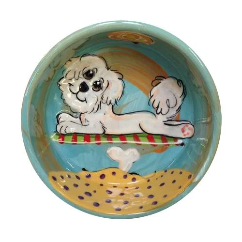 Bichon Frise 16 Dog Bowl