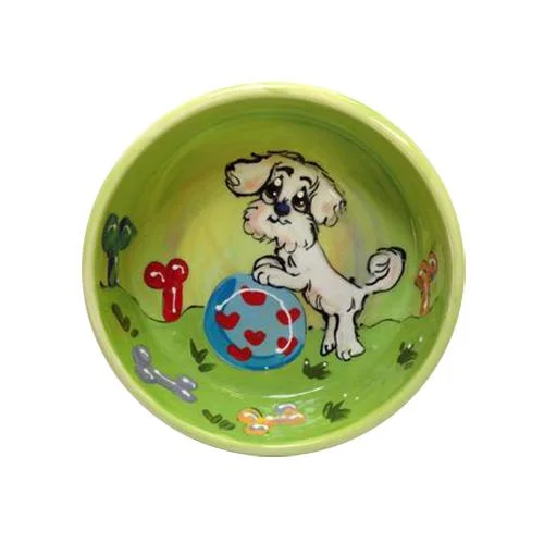 Bichon Frise 2 Dog Bowl