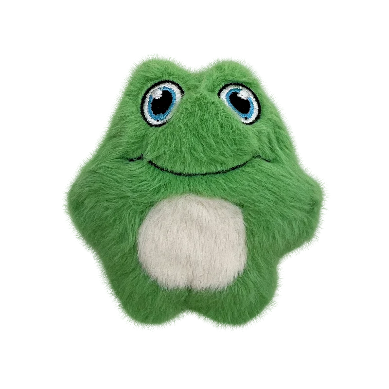 KONG Snuzzles Kiddos Mini Frog Squeaker Dog Toy