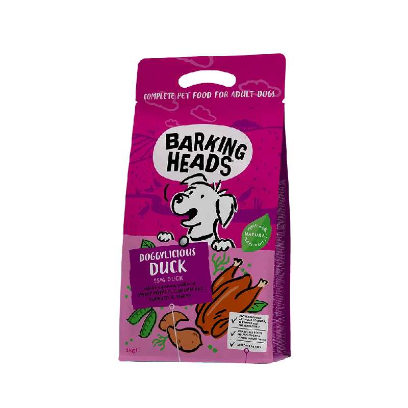 Barking Heads - Doggylicious Duck Adult Dog Grain Free - 2kg