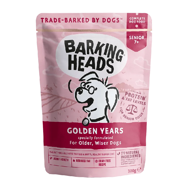 Barking Heads - Golden Years (Chicken & Salmon) - 300g Pouch