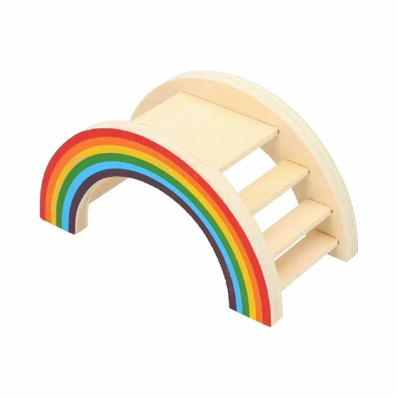 Rosewood - Boredom Breaker Rainbow Play Bridge - Small