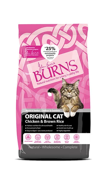 Burns - Chicken & Brown Rice - Cat Food - 2kg