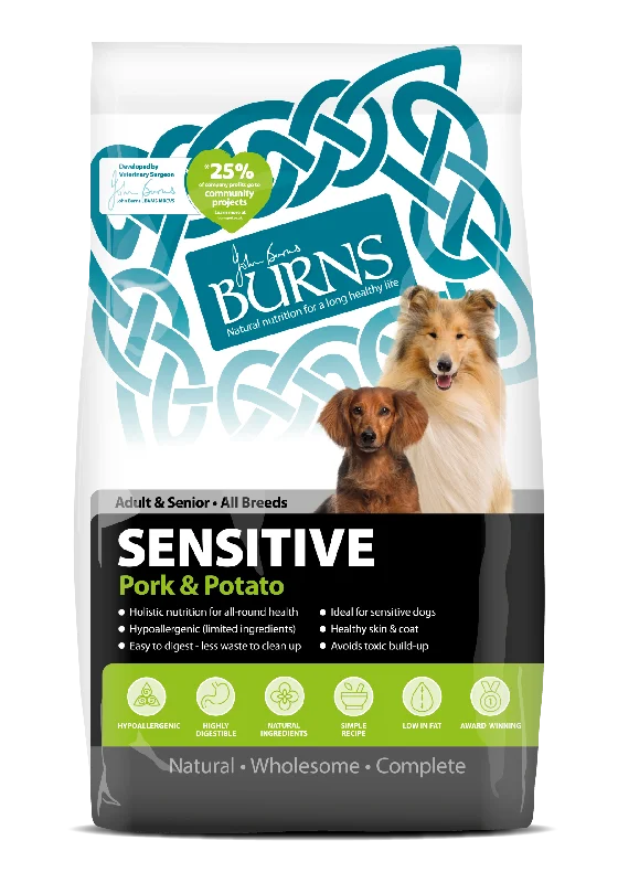 Burns - Adult Sensitive Pork & Potato - 12KG