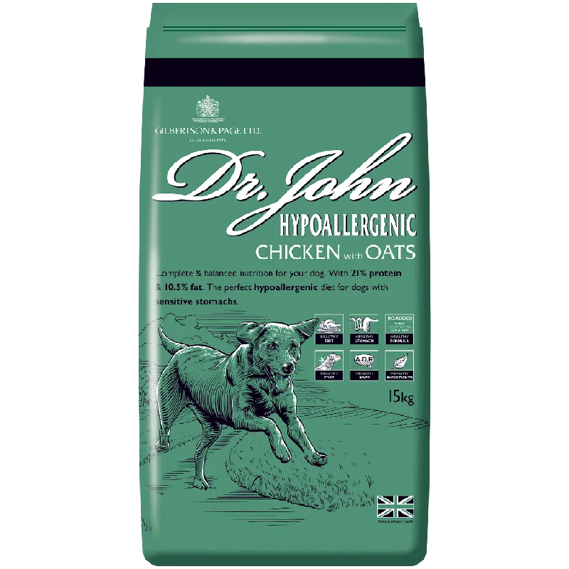 Dr Johns - Chicken & Oats (Hypoallergenic) - 15kg