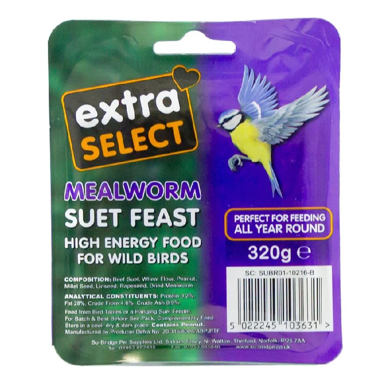 Extra Select - Suet Blocks - Mealworm - 320g