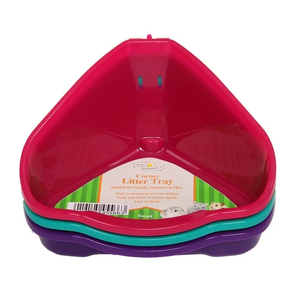 Harrisons - Small Animal Corner Litter Tray - 16cm