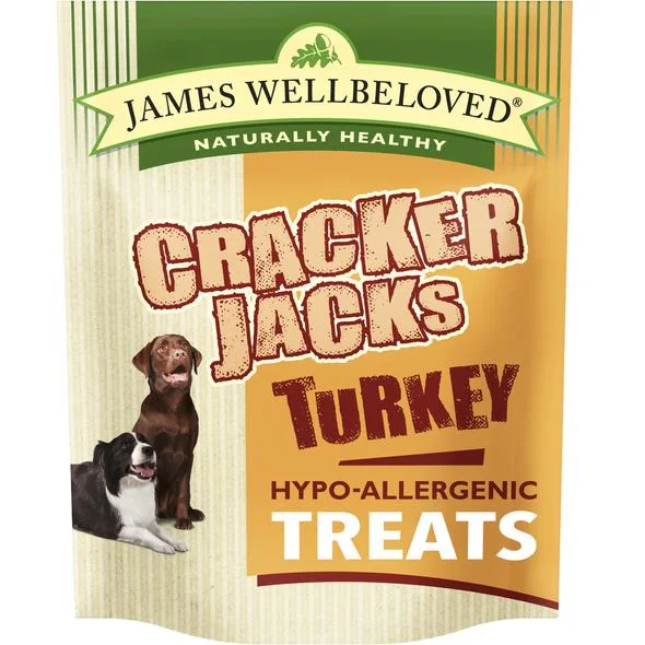 James Wellbeloved - Cracker Jacks Treats - Turkey - 225g