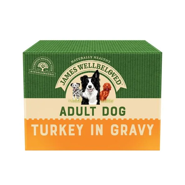 James Welbeloved - Adult Dog Turkey & Rice 90g Pouch - Single Pouch