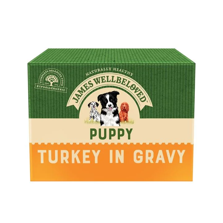 James Wellbeloved - Puppy Pouch - Turkey & Rice - 90g