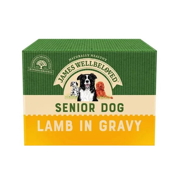 James Welbeloved - Senior Dog Lamb & Rice 90g Pouch - Single Pouch