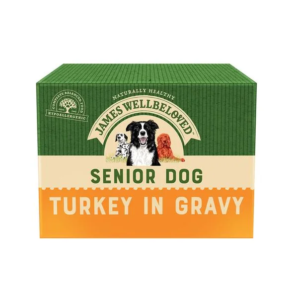 James Welbeloved - Senior Dog Turkey Grain Free 90g Pouch - Single Pouch