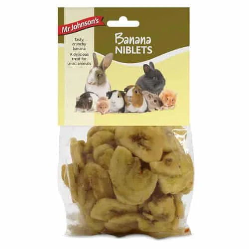 Mr Johnsons - Small Animal Banana Niblets - 100g