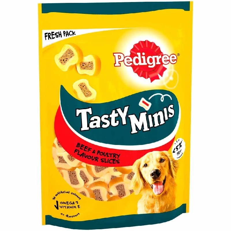 Pedigree - Tasty Bites Chewy Mini Slices - Beef & Poultry - 155g