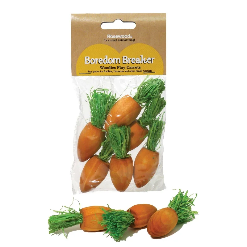 Rosewood - Boredom Breaker - Woodies Play Carrots - Pack of 6